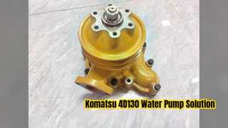 Bomba de água 6114 de KOMATSU 4D130 61 1101 peças sobresselentes do motor