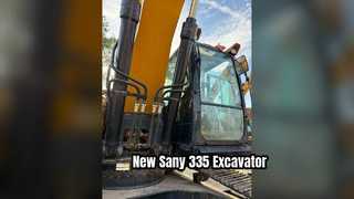 Nova escavadeira Sany 335 em estoque