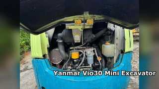 Desempenho confiável usado da miniescavadeira Yanmar Vio30
