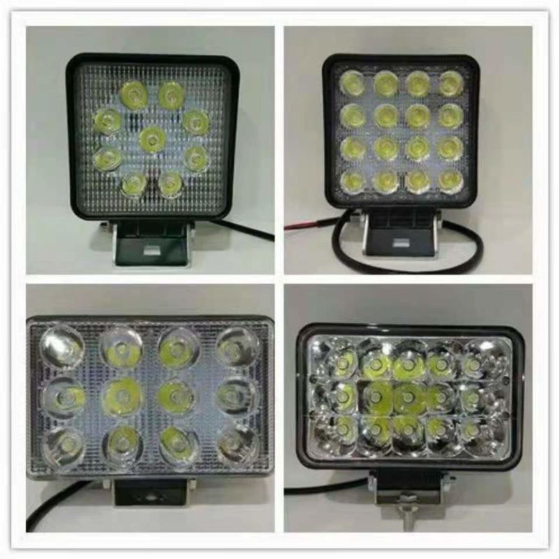 48w Excavadoras Reservas 12V 24V Excavadora Luz de Trabalho Para Caminhão Excavadora Automóvel E Carro