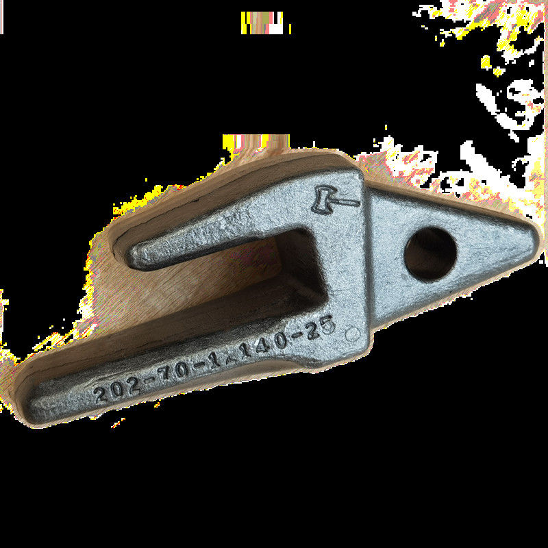 Forjar Dentes de balde de parafusos de ferro PC60 Dentes de rocha para balde de escavadeira