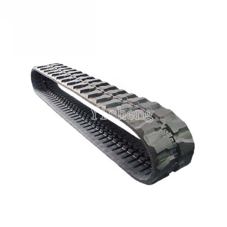 Preço baixo Máquina de escavação de alta qualidade resistente ao desgaste, de resistência pesada, peça de borracha 400x72.5Wx76