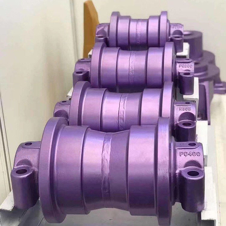 Peças sobressalentes de mini escavadeiras d50 pc20 pc200 pc400 trilhas pesadas rolos rolos de baixo para cima