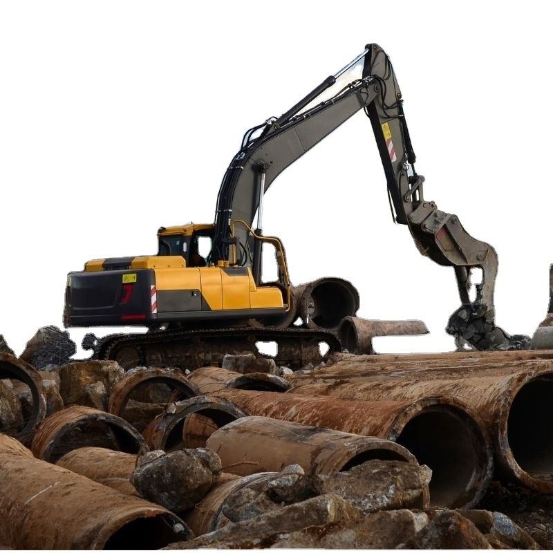 Equipamento de escavadeira multifunção ZAX330-3 Tesoura de concreto hidráulica Tesoura hidráulica giratória Tesouras hidráulicas metálicas