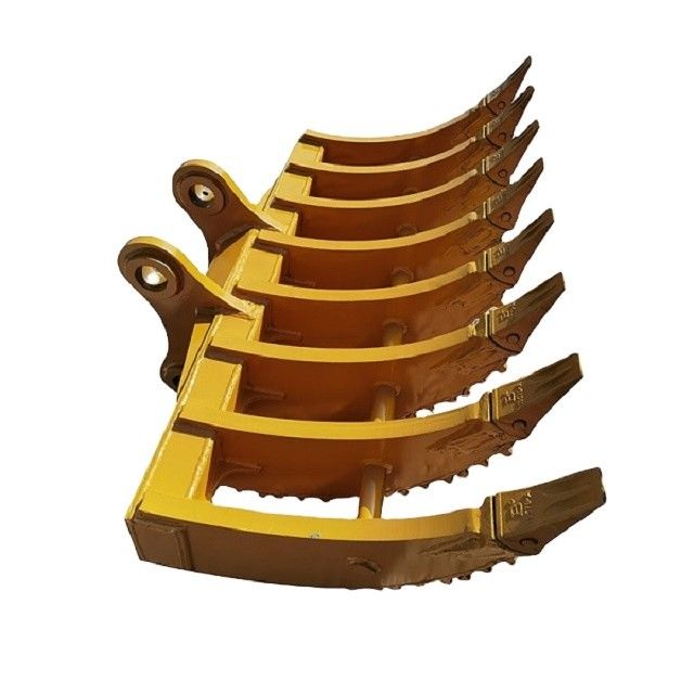 Excavadora de fábrica Raquetes de limpeza de terra 1 - 100 toneladas Excavadora Raquete Q345 / NM400