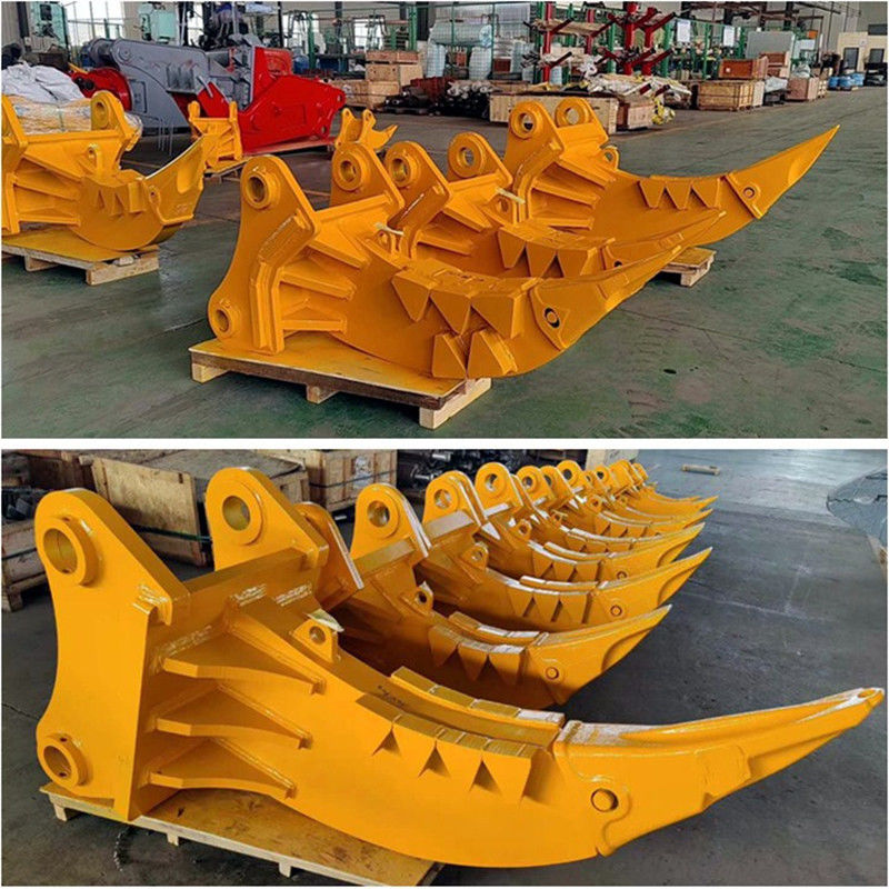 Excavadora de fábrica Raquetes de limpeza de terra 1 - 100 toneladas Excavadora Raquete Q345 / NM400