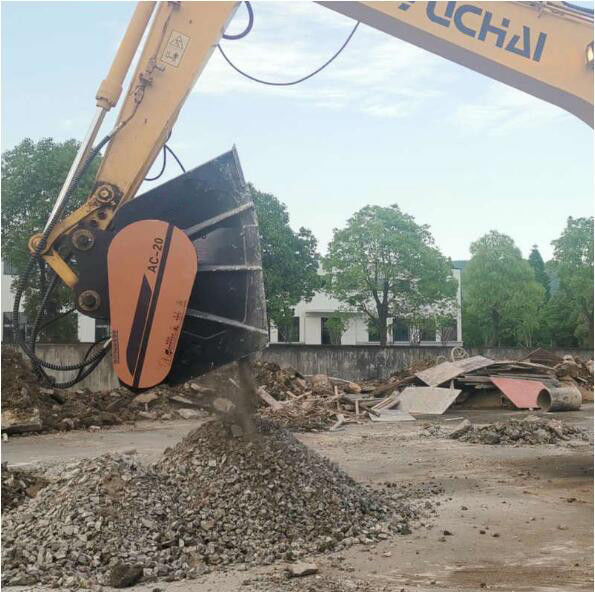 triturador de balde rochas de campo importar motor hidráulico de alta frequência de vibração triturador de balde