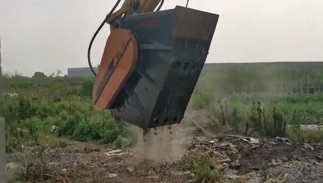 triturador de balde rochas de campo importar motor hidráulico de alta frequência de vibração triturador de balde