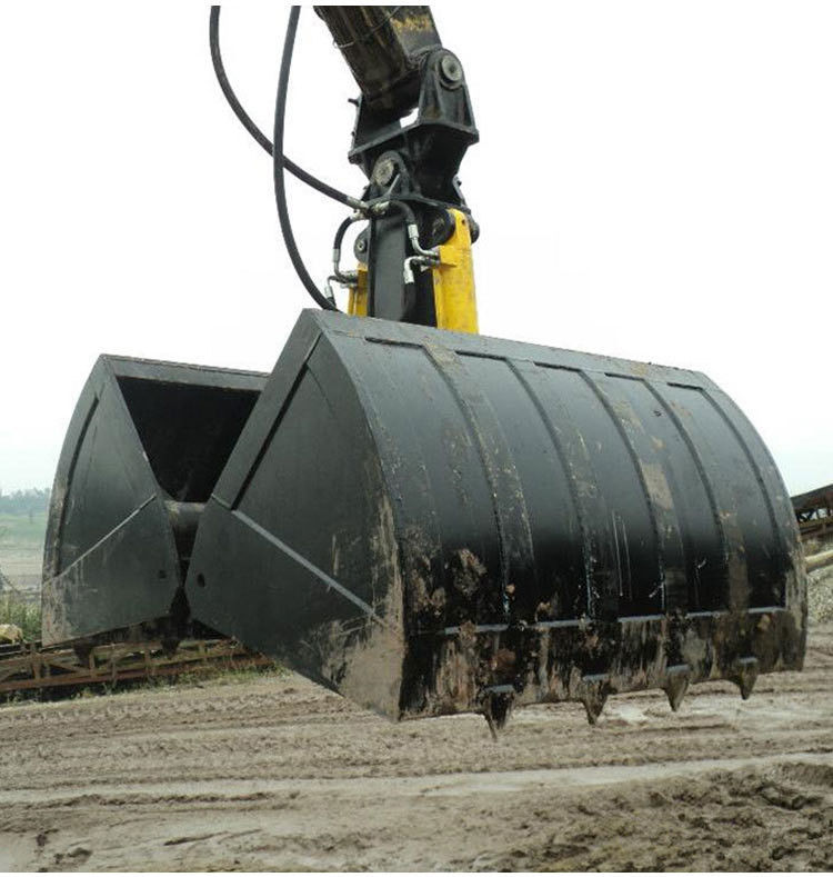 Excavadora giratória balde de rocha Clamshell Bucket Grab Para Pc200 Zx200 Ex210 Pc300