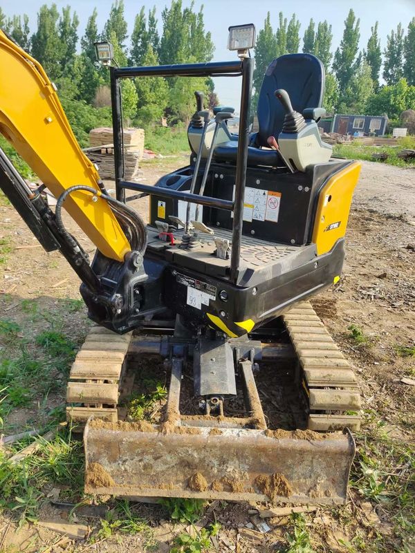 Excavadora mini utilizada para trabalhos florestais SY16C SY18C SY26U SY35U SY50U Mini Excavadora de rastreamento