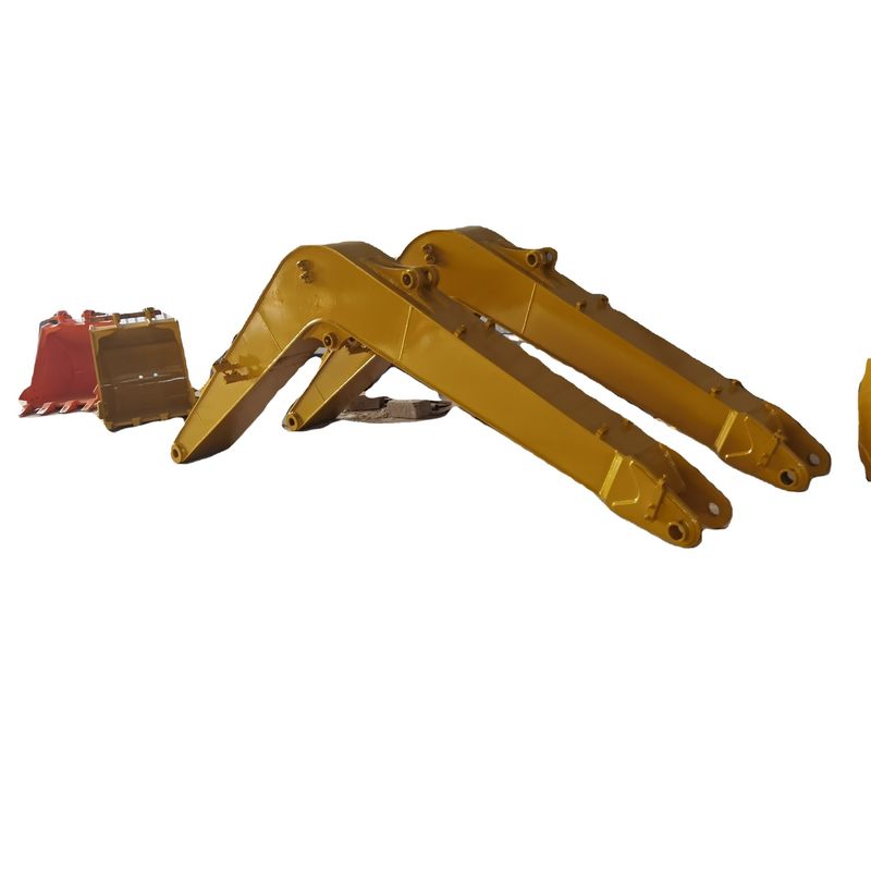 Q355B Q690 Excavadora de longo alcance Boom Excavadora Extension Arm Para Pc120 Pc200 Cat 320