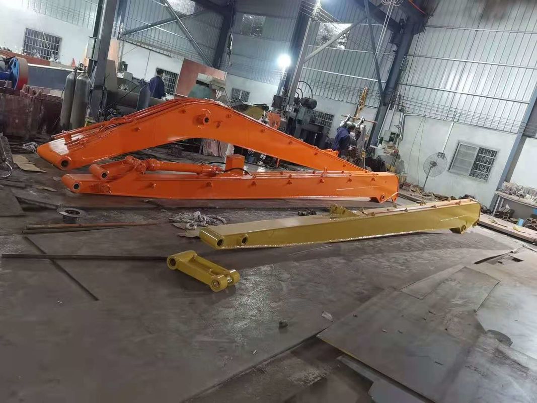 Q355B Q690 Excavadora de longo alcance Boom Excavadora Extension Arm Para Pc120 Pc200 Cat 320