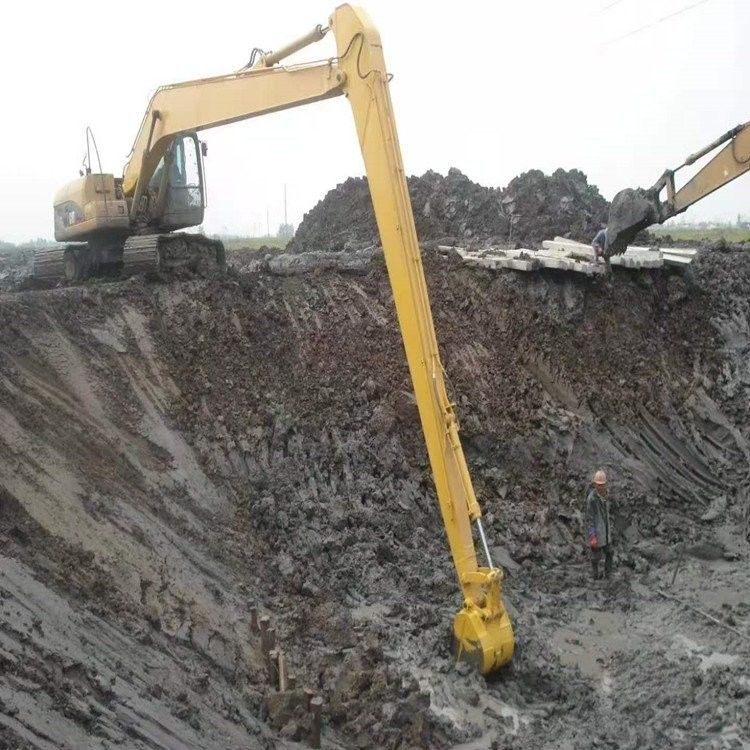 Customize todos os tipos de braço padrão de duas seções de braço de excavadora de braço de longo alcance