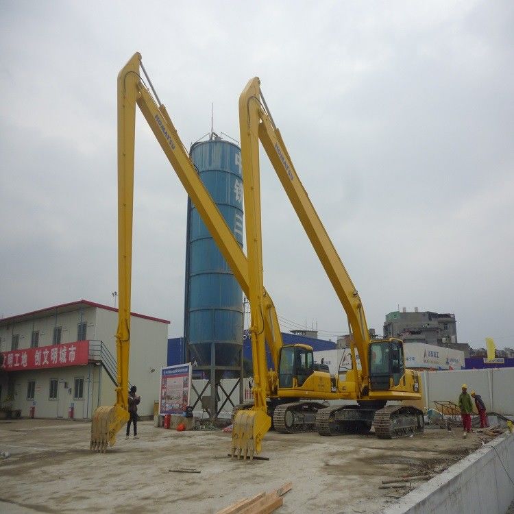 Excavadora personalizável de duas seções de três seções de 12-45 metros braço estendido Backhoe braço longo Boom And Cylinder Excavator
