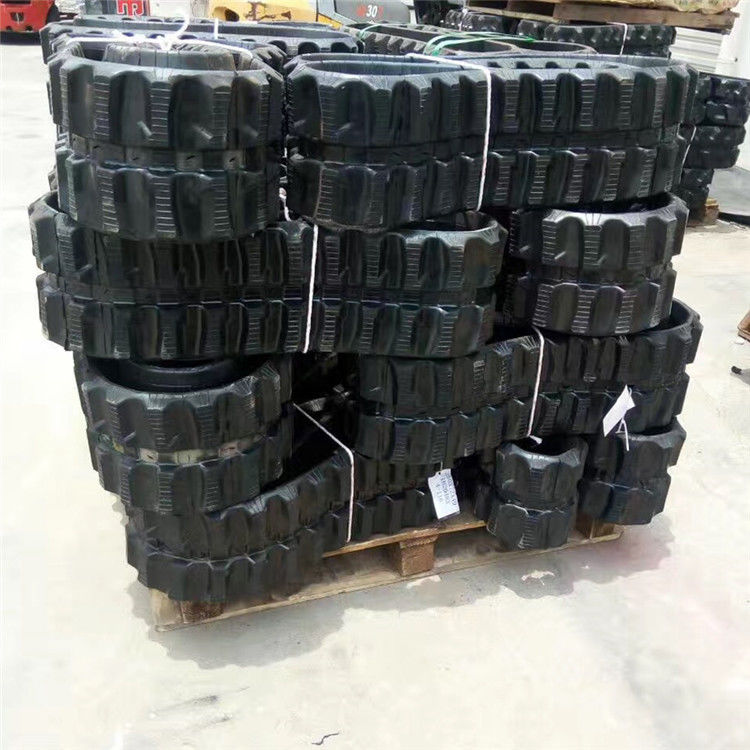 Preço baixo Máquina de escavação de alta qualidade resistente ao desgaste, de resistência pesada, peça de borracha 400x72.5Wx76