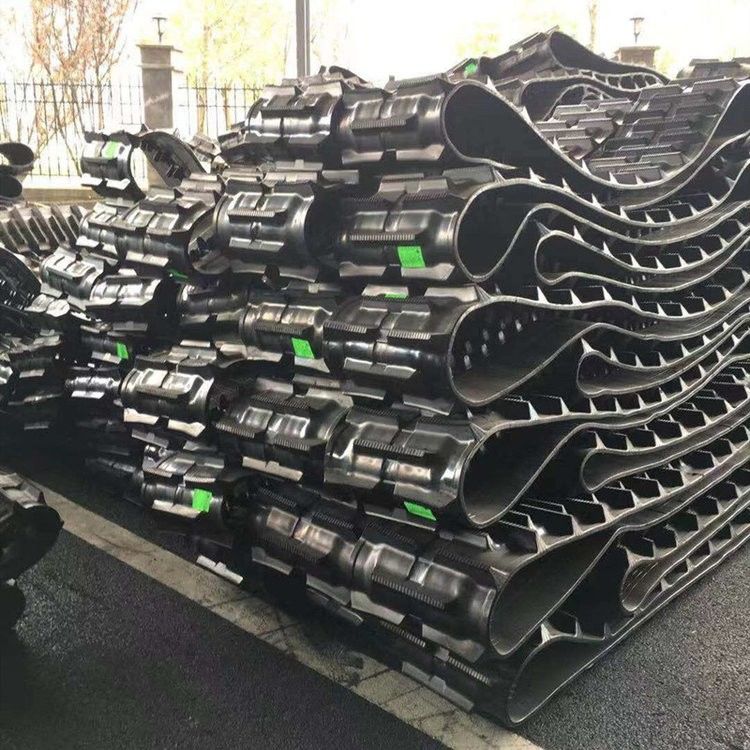 Preço baixo Máquina de escavação de alta qualidade resistente ao desgaste, de resistência pesada, peça de borracha 400x72.5Wx76