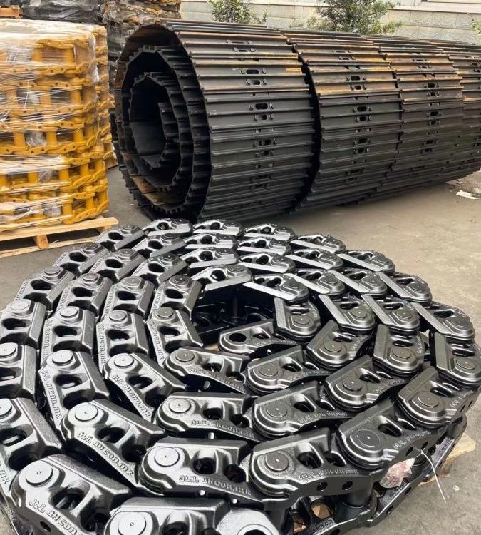 Peças de escavadeira zx270 peças sobressalentes CAT345 CAT350 CAT450 montagem de cadeia de trilhos peças de carroceria ligação de trilho
