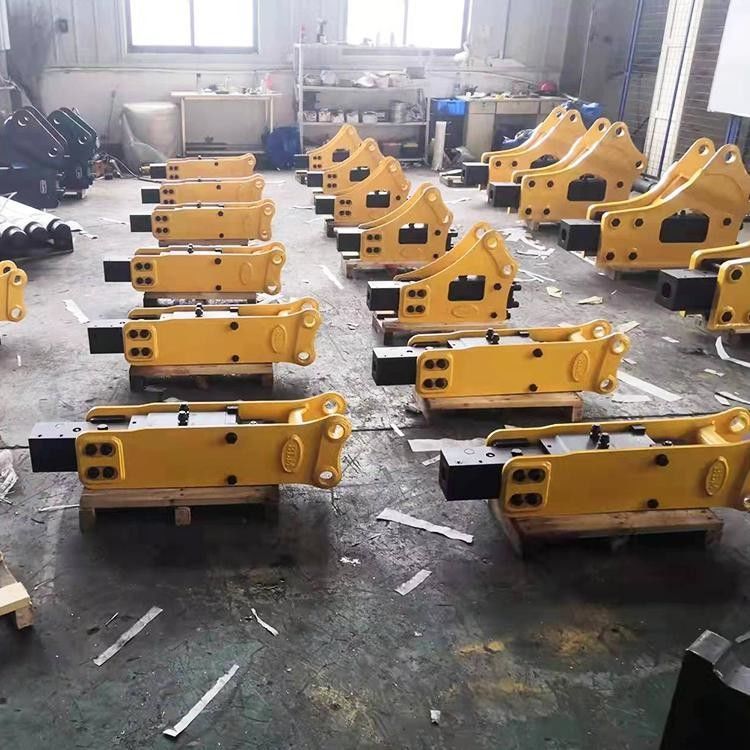 Pega-excavadora martelo de empilhamento hidráulico de 75 mm martelo de pedra de quebra cinzel usado para escavadora