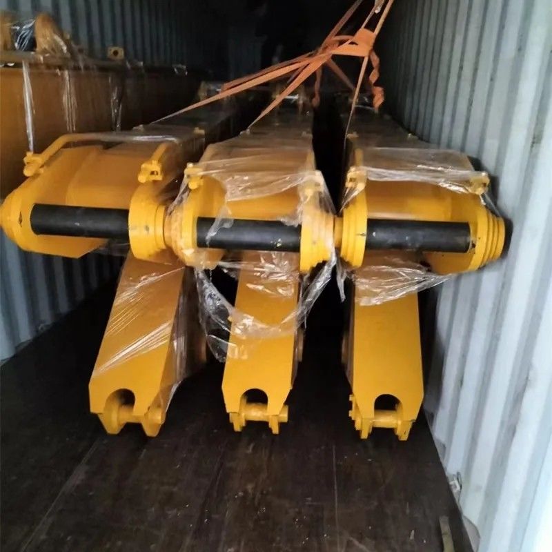Excavadora personalizável Boom de longo alcance Serviço 24 horas para dois - Boom de extensão de escavadora de estágio
