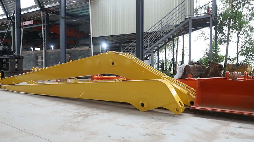 Customize Long Reach Boom Q355B Q690 Excavator Boom Arm usado para PC200 PC300 Excavator