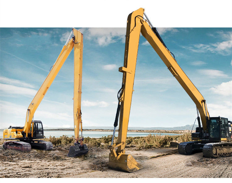 Customize Long Reach Boom Q355B Q690 Excavator Boom Arm usado para PC200 PC300 Excavator