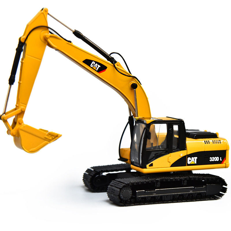 Carter CAT320DL escavadeira modelo original liga simulação engenharia veículo decoração coleção de peças de mão ornamentos