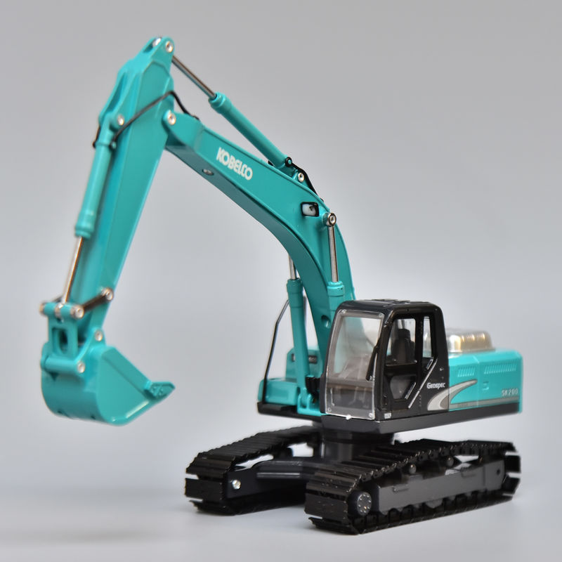Modelo de escavadeira KOBELCO carro de liga de metal de simulação original Shinko SK200 decoração não brinquedos