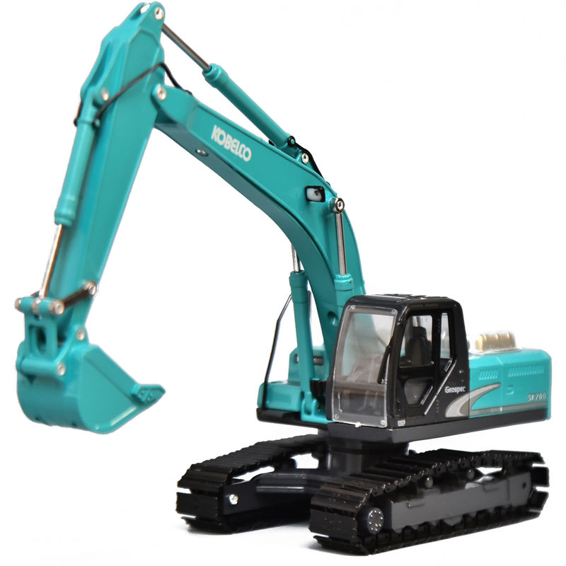 Modelo de escavadeira KOBELCO carro de liga de metal de simulação original Shinko SK200 decoração não brinquedos