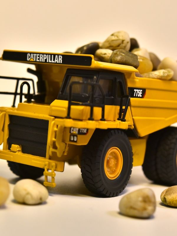 NORSCOT CAT775E Caminhão de descarga 1/64 Escala Modelo Decaixe De Colecionador