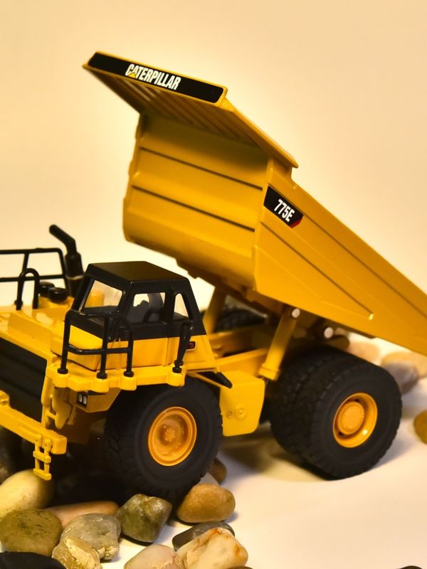 NORSCOT CAT775E Caminhão de descarga 1/64 Escala Modelo Decaixe De Colecionador