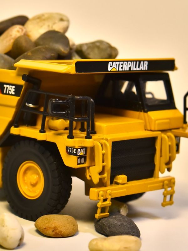 NORSCOT CAT775E Caminhão de descarga 1/64 Escala Modelo Decaixe De Colecionador