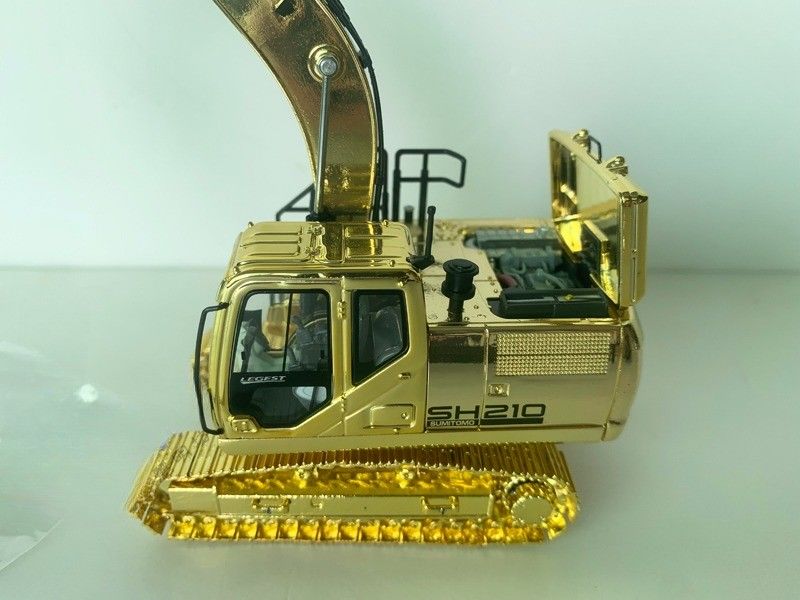 Sumitomo SH210-7 Excavadora de liga de fundição de moldagem Modelo 1 Veículo de construção colecionável em escala de 50