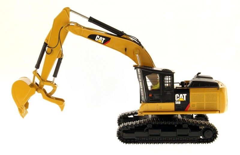 CAT 568 GF Construção de estradas 1 50 Escavação de liga de escala colecionável lagosta 85923