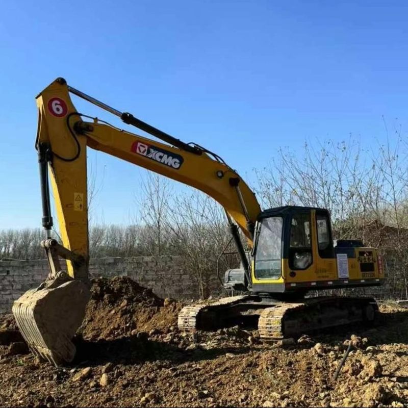 Excavadora de 20 toneladas XCMG 215D Usada Máquina de Escavação de Construção Industrial Pesada