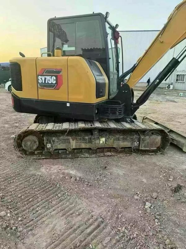 Usado 2023 SANY SY60 mini escavadeira 500 horas de trabalho manutenção completa para paisagismo