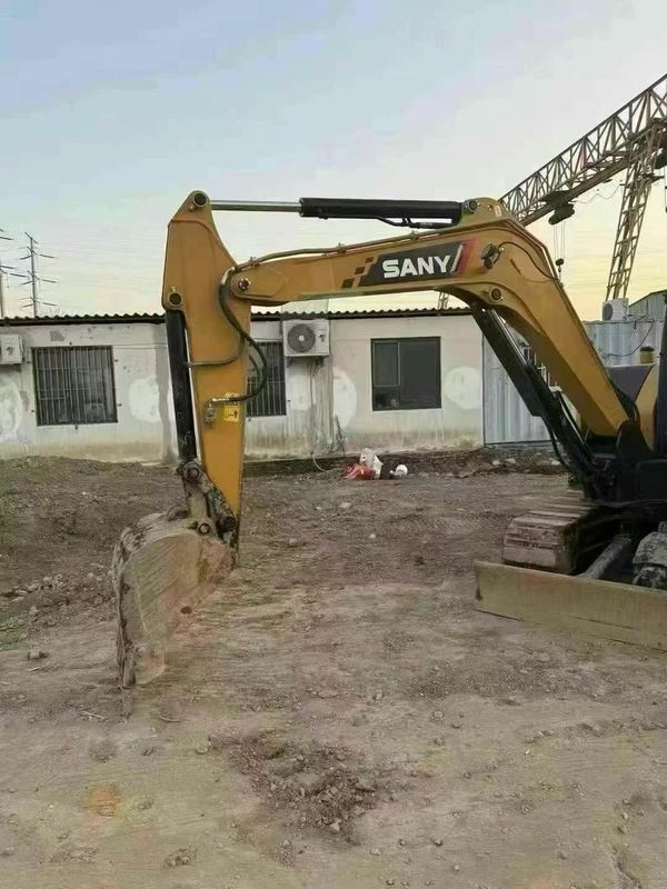 Usado 2023 SANY SY60 mini escavadeira 500 horas de trabalho manutenção completa para paisagismo