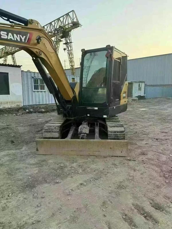 Usado 2023 SANY SY60 mini escavadeira 500 horas de trabalho manutenção completa para paisagismo