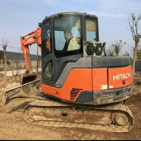 Usado Hitachi ZX60-3F Mini Excavator 6 Ton Low Hours Full Service Construção Paisagismo