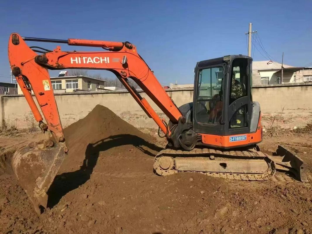 Usado Hitachi ZX65U Mini Excavator 6,5 toneladas Horas baixas para Construção Utilidade de paisagismo