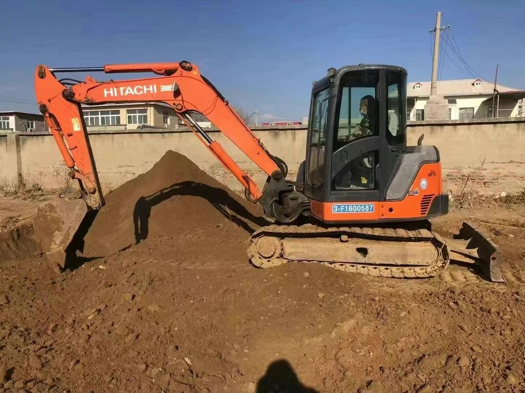 Usado Hitachi ZX65U Mini Excavator 6,5 toneladas Horas baixas para Construção Utilidade de paisagismo