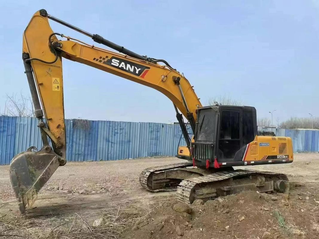 Excavadora usada SANY SY215C de 21,5 toneladas para equipamento de mineração, construção e movimentação de terra