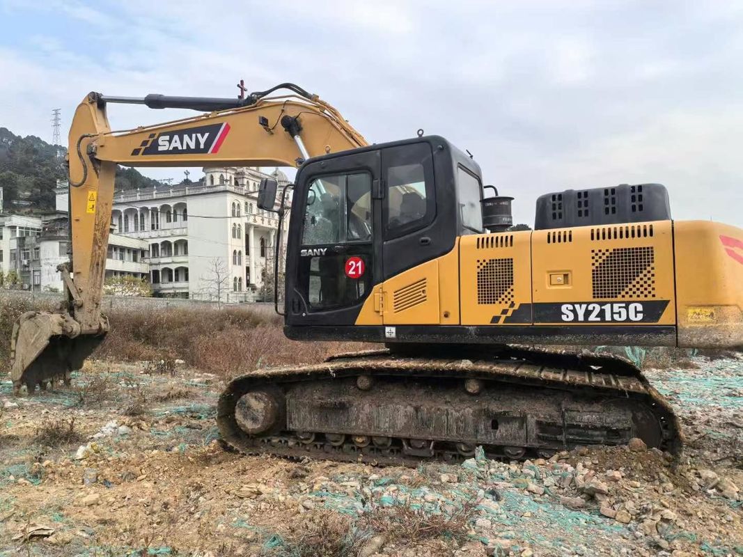 Usado 2019 SANY SY215-10 Excavadora 21Ton Capacidade Serviço Completo História Construção Mineração