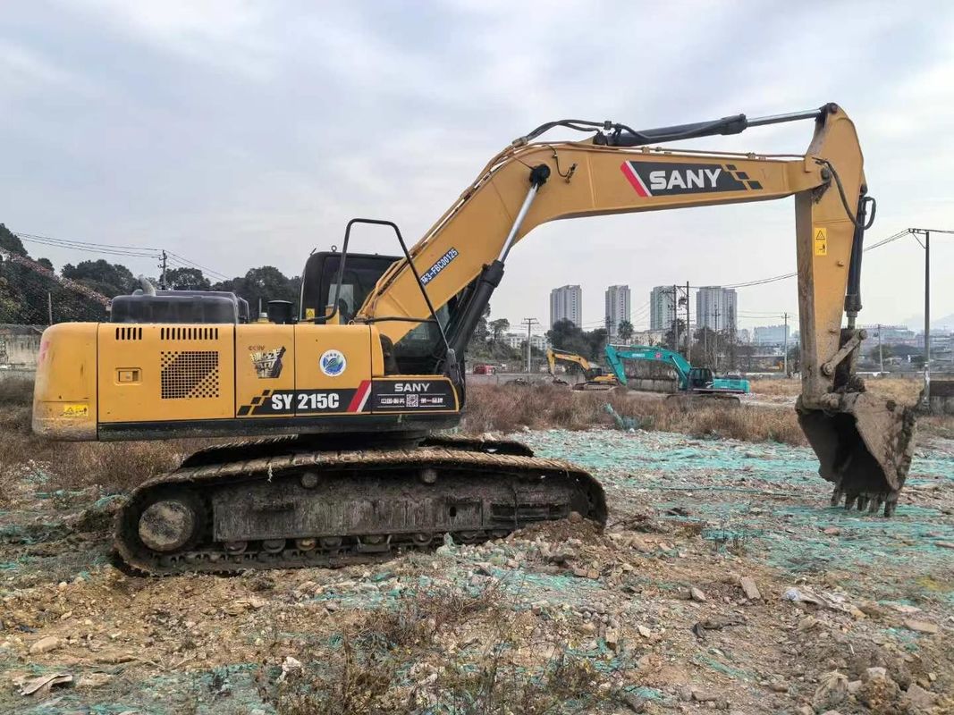 Usado 2019 SANY SY215-10 Excavadora 21Ton Capacidade Serviço Completo História Construção Mineração