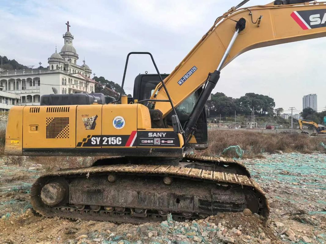 Usado 2019 SANY SY215-10 Excavadora 21Ton Capacidade Serviço Completo História Construção Mineração