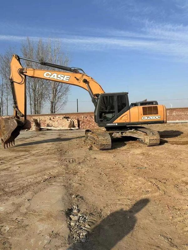 Excavadora usada de 2019 CX260C Excavadora de 26 toneladas Capacidade de serviço completo Mineração Construção Movimento de terra