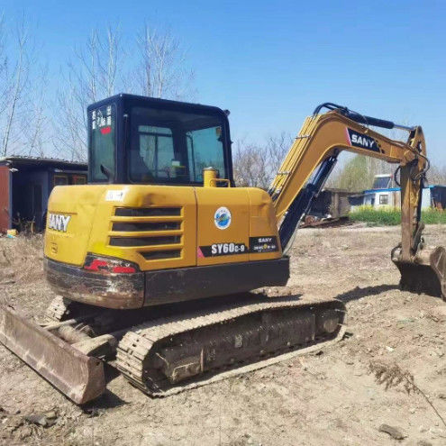 2020 SANY SY60C-9 Excavadora de 6 toneladas 3000 horas Manutenção CE ISO Para utilidade de paisagismo
