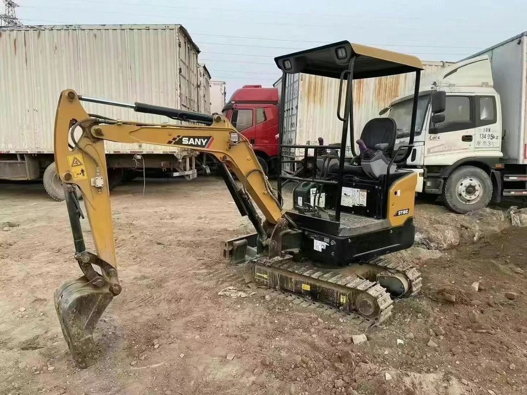 2021 SANY SY16C Mini Excavator Compacto 1.6 Ton 3000 Horas CE ISO Utilidade de Paisagem