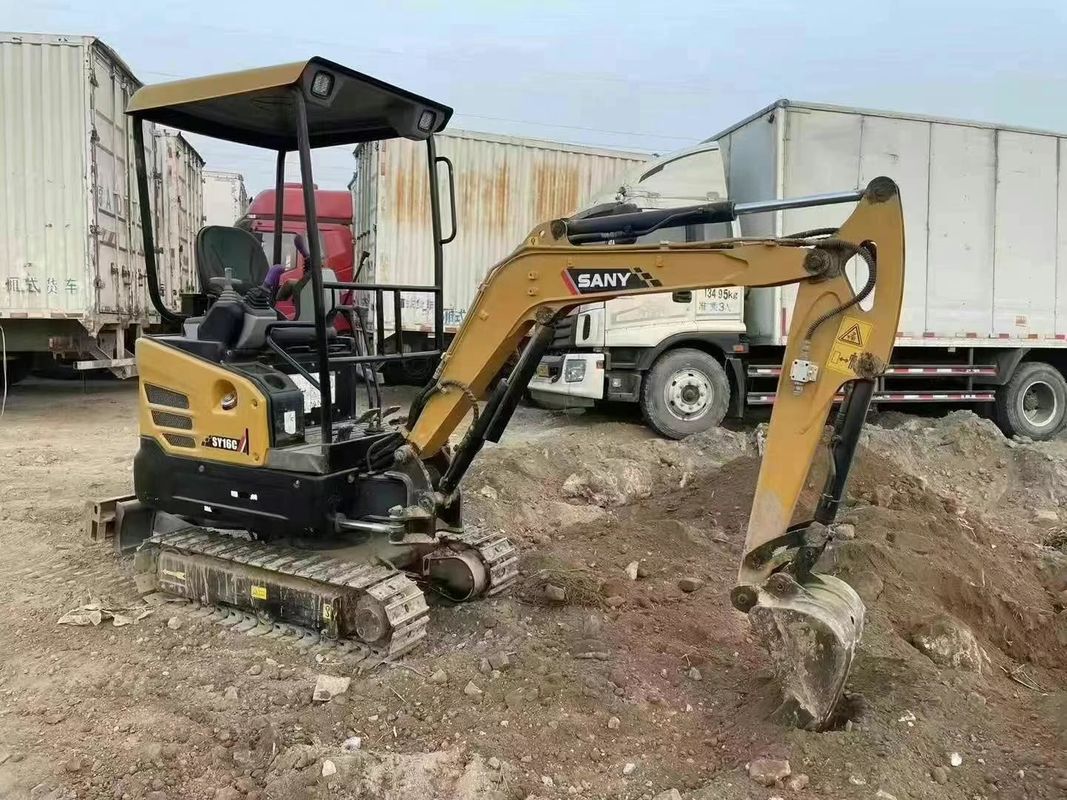 2021 SANY SY16C Mini Excavator Compacto 1.6 Ton 3000 Horas CE ISO Utilidade de Paisagem