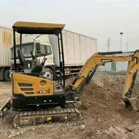 2021 SANY SY16C Mini Excavator Compacto 1.6 Ton 3000 Horas CE ISO Utilidade de Paisagem