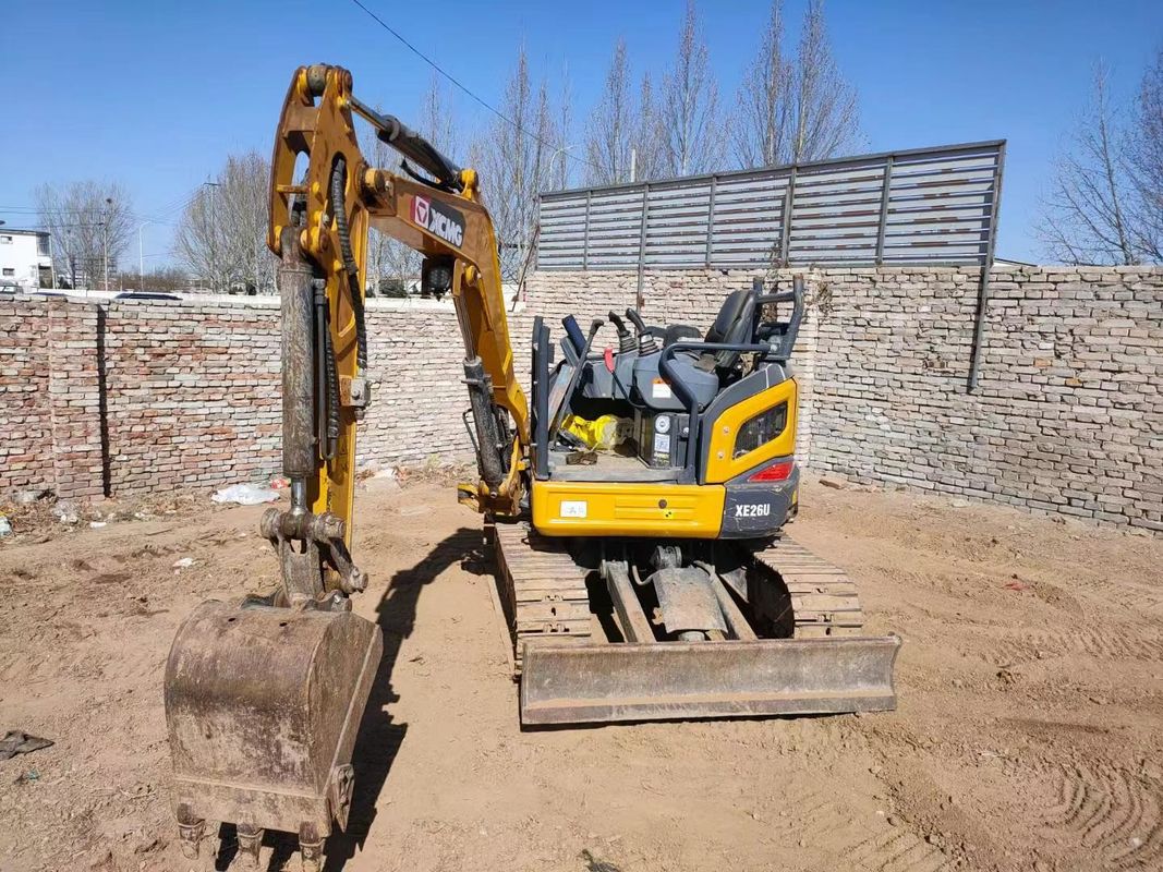 Usado 2022 XCMG XE26U Mini Excavator 2.6T Bem Mantido CE ISO Utilidade de Paisagem